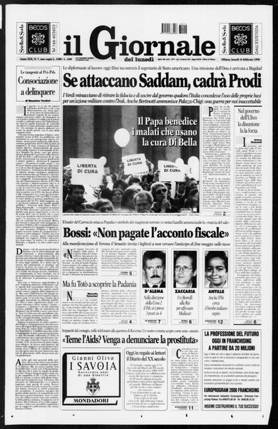 Il giornale del lunedi